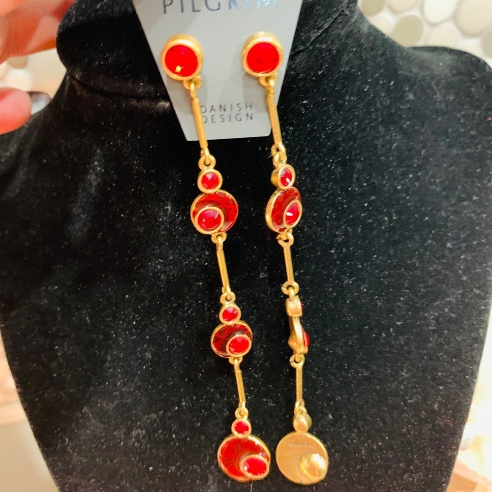 E84- Pilgrim Gold Plated Earrings BN